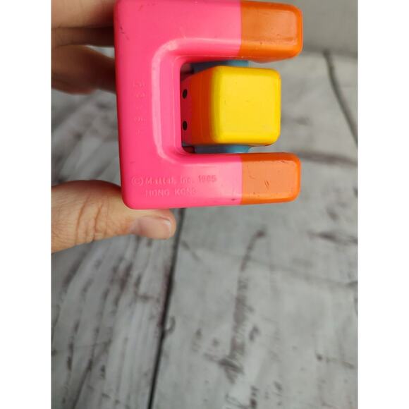 Lot 2 Vintage Mattel 1985 Double Dooz folding transforming block DoubleDooz 80s - Picture 9 of 10